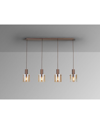 I3-VENIZE- LAMPARA 4L COBRE-AMBAR